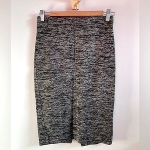 Wilfred Free MIDI Skirt - black and grey marl